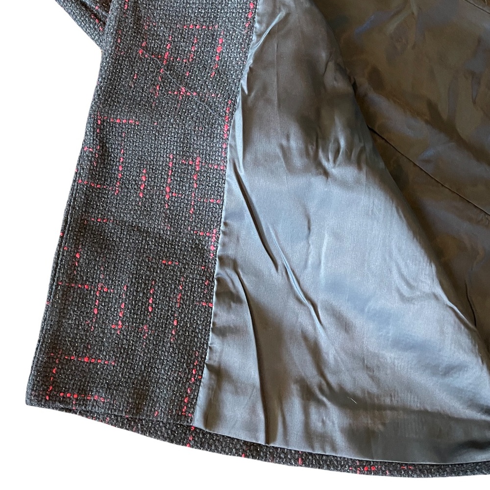 Gorgeous Fur Trim Tweed Long Jacket The Iphigenyah - Picture 12 of 12
